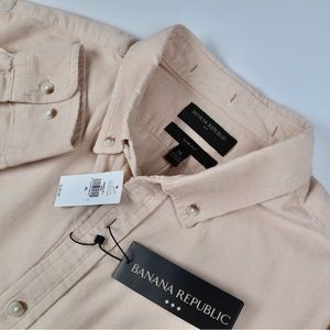 Banana Republic Corduroy Button Down Long Sleeve Shirt NWT